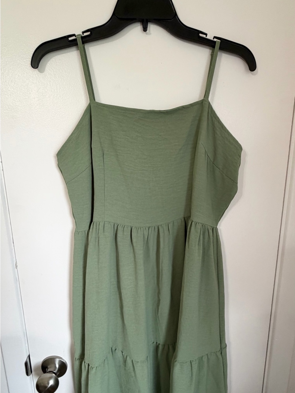 SHEIN Olive Green Midi Sundress